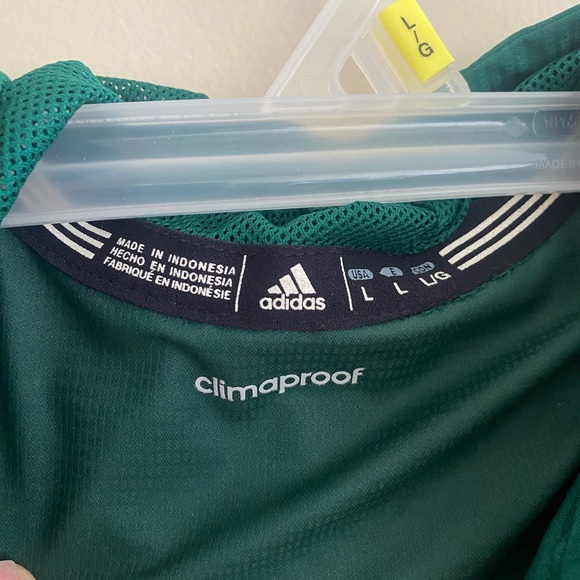 Green adidas wind breaker - Picture 6 of 6